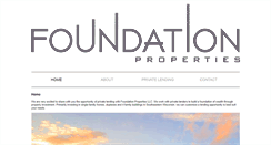 Desktop Screenshot of foundationproperties.com