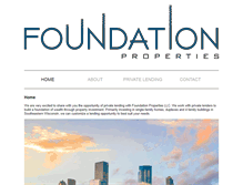 Tablet Screenshot of foundationproperties.com
